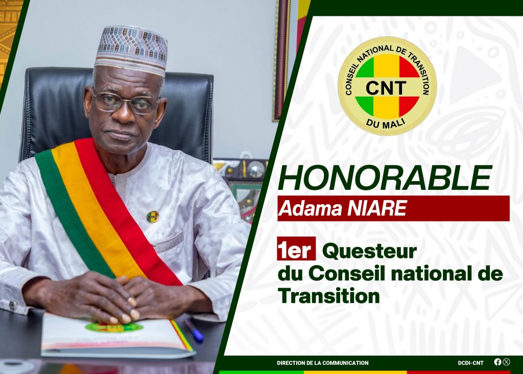 Portrait of Adama NIARE, 1st Quaestor