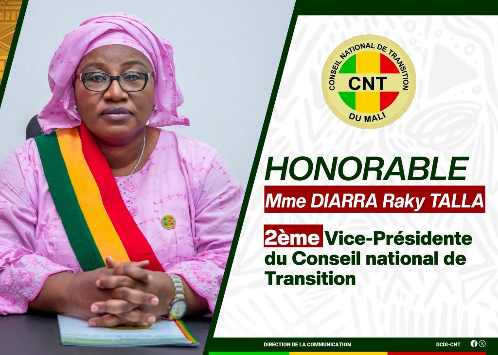 Portrait of Mme DIARRA Raky TALLA, 2nd Vice-President