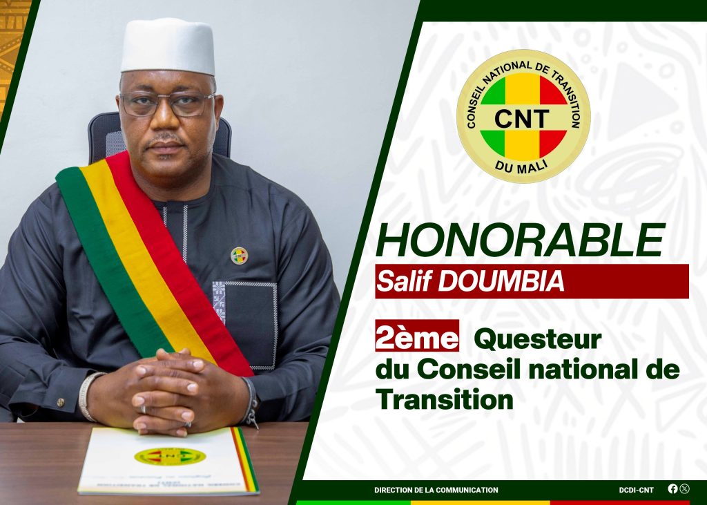 Portrait of Salif DOUMBIA, 2nd Quaestor