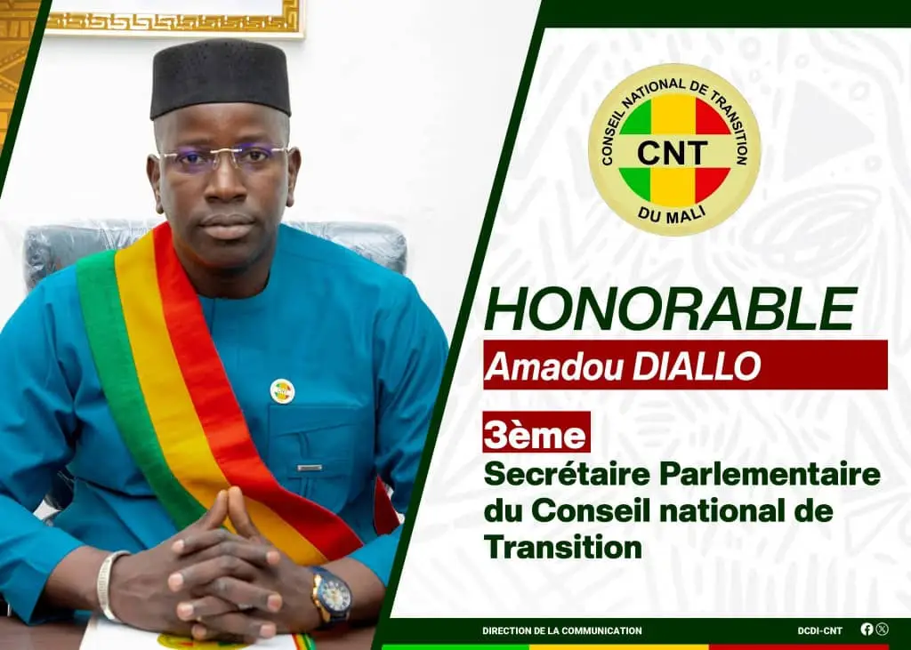 Portrait of Amadou DIALLO, 3rd Parliamentary Secretary