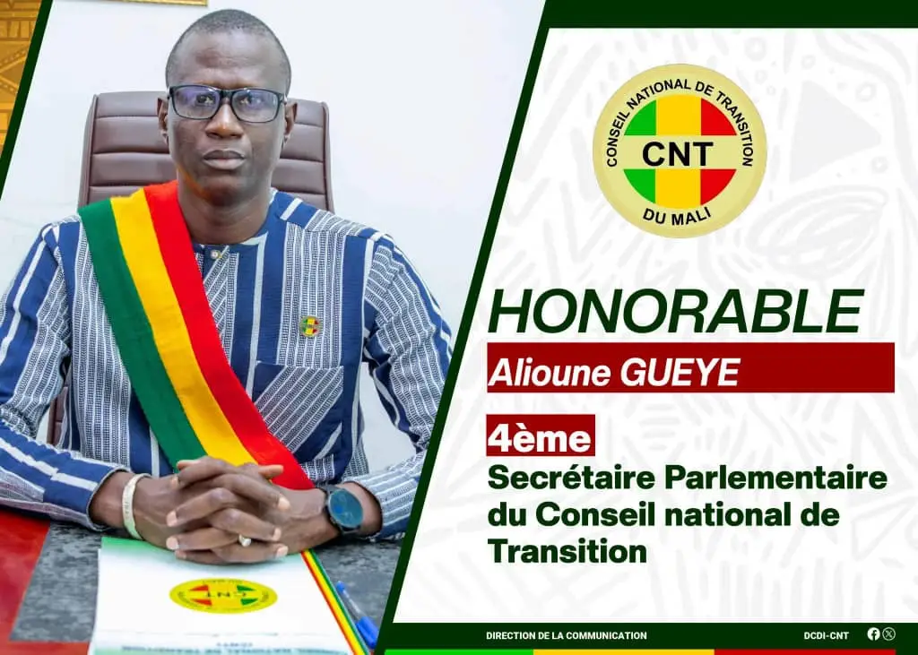 Portrait of Alioune GUEYE, 4th Parliamentary Secretary