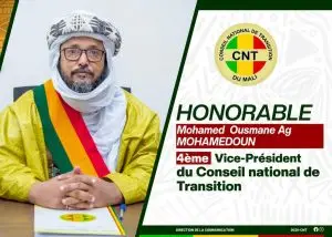 Portrait of Mohamed Ousmane Ag MOHAMEDOUN, 4th Vice-President