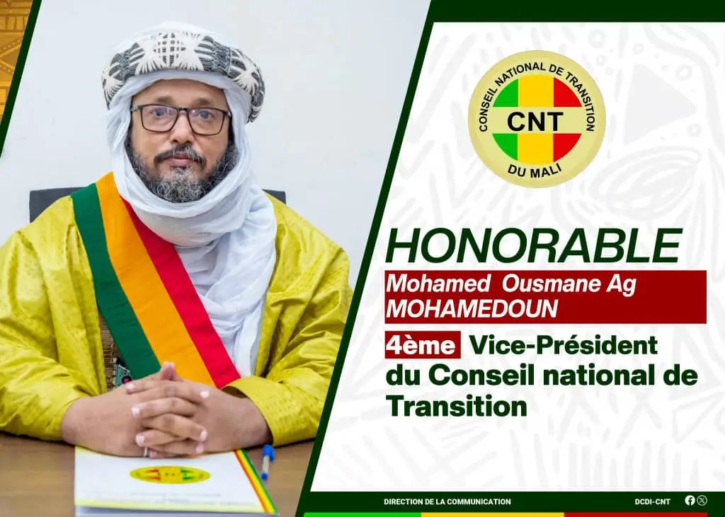 Portrait of Mohamed Ousmane Ag MOHAMEDOUN, 4th Vice-President